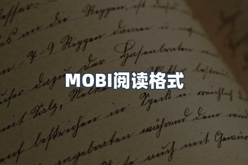 MOBI阅读格式